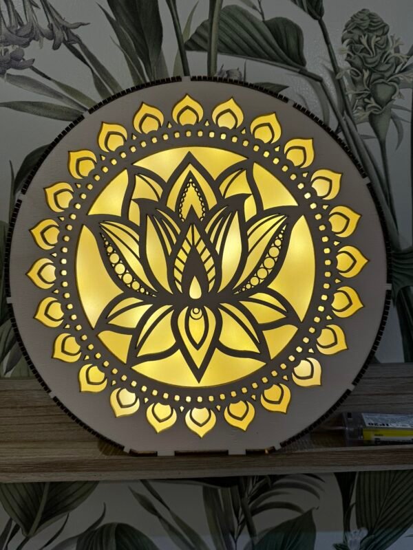 Lampe veilleuse lotus – Image 2