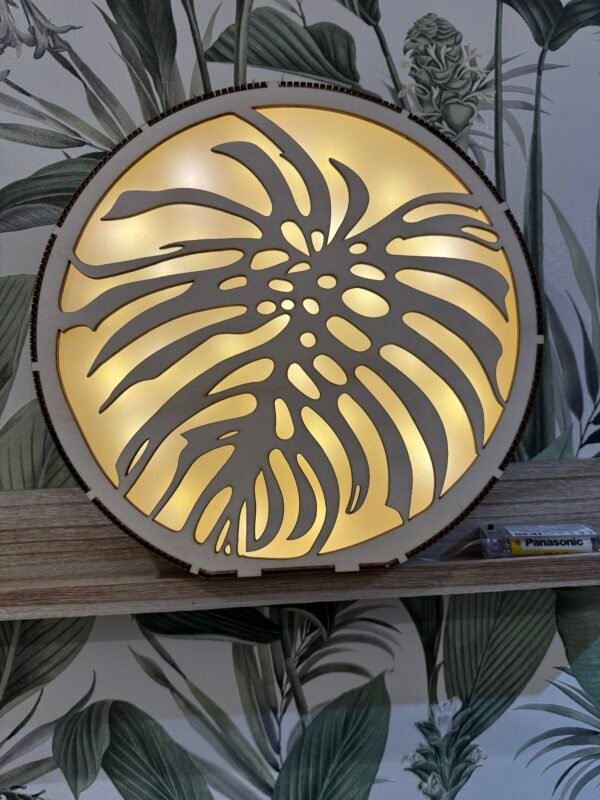 Lampe veilleuse monstera – Image 2