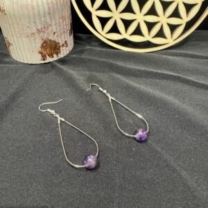 Boucles d'oreilles en pierres naturelles